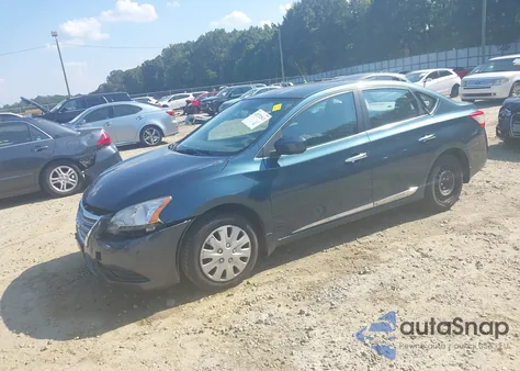 2014 Nissan Sentra S из США, поврежденный, VIN 3N1AB7AP0EY333639